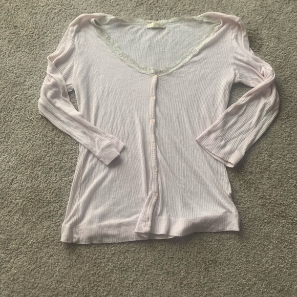 Vintage Victoria Secret Ribbed Top - Picture 1 of 2